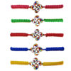Pulsera Lauburu mix de Colores cordón textil disponible en varios colores
