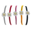 Pulsera Eguzkilore 15mm Macramé Colores