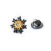Pin Eguzkilore Acero Negro Circón