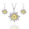 Set Eguzkilore Laztanak con Circón y Pendientes de colgar