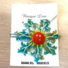 Eguzkilore Ilea Gancho para Pelo de 45mm Verde - Imagen 2
