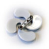 Lauburu Broche de 45mm Azul - Imagen 2