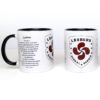 Taza Escudo Lauburu Rojo - Imagen 3