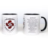Taza Escudo Lauburu Rojo