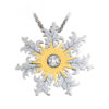 2 en 1 Broche Colgante Eguzkilore Circón