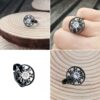Anillo Eguzkilore 7 Hojas Beltza - Imagen 5