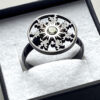 Anillo Eguzkilore 7 Hojas Beltza - Imagen 3