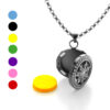 Colgante Eguzkilore 25mm Dispensador de Aromas Acero Negro - Imagen 2