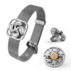 Pulsera Milanesa con Abalorios Lauburu Eguzkilore - Imagen 4