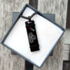 Placa Lauburu Reversible Ikurriña Acero Negro - Imagen 2