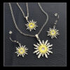 Set Eguzkilore Laztanak con Circón y Pendientes de colgar - Imagen 5