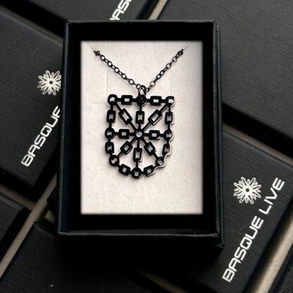 Colgante Cadenas de Navarra 30mm acero negro - Imagen 2