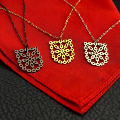 Colgante Cadenas de Navarra 30mm dorado - Imagen 4