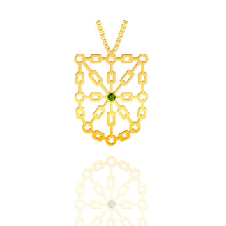 Colgante Cadenas de Navarra 30mm dorado