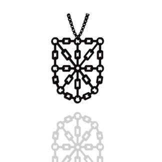 Colgante Cadenas de Navarra 30mm acero negro