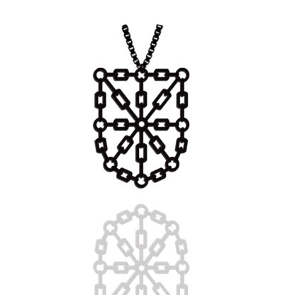 Colgante Cadenas de Navarra 30mm acero negro
