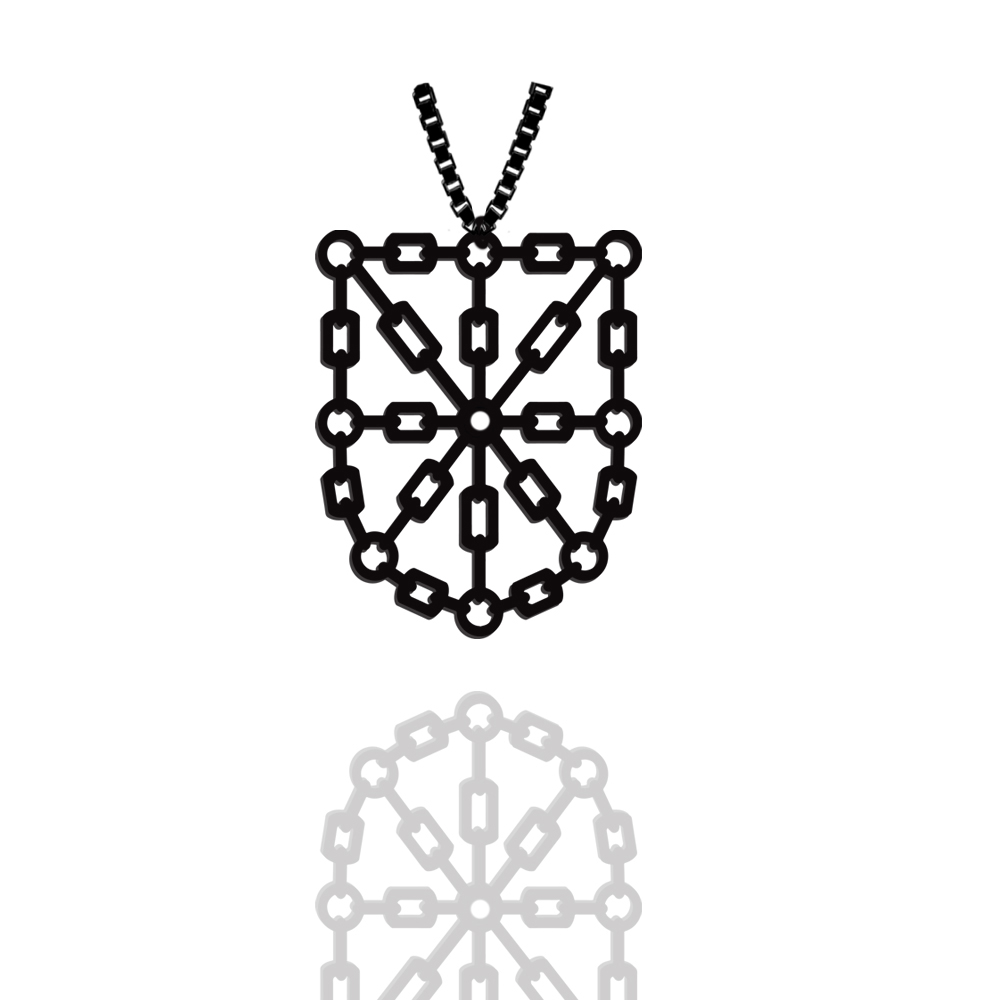 Colgante Cadenas de Navarra 30mm acero negro