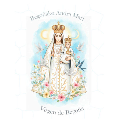 Colgante Begoñako Andra Mari - Imagen 2