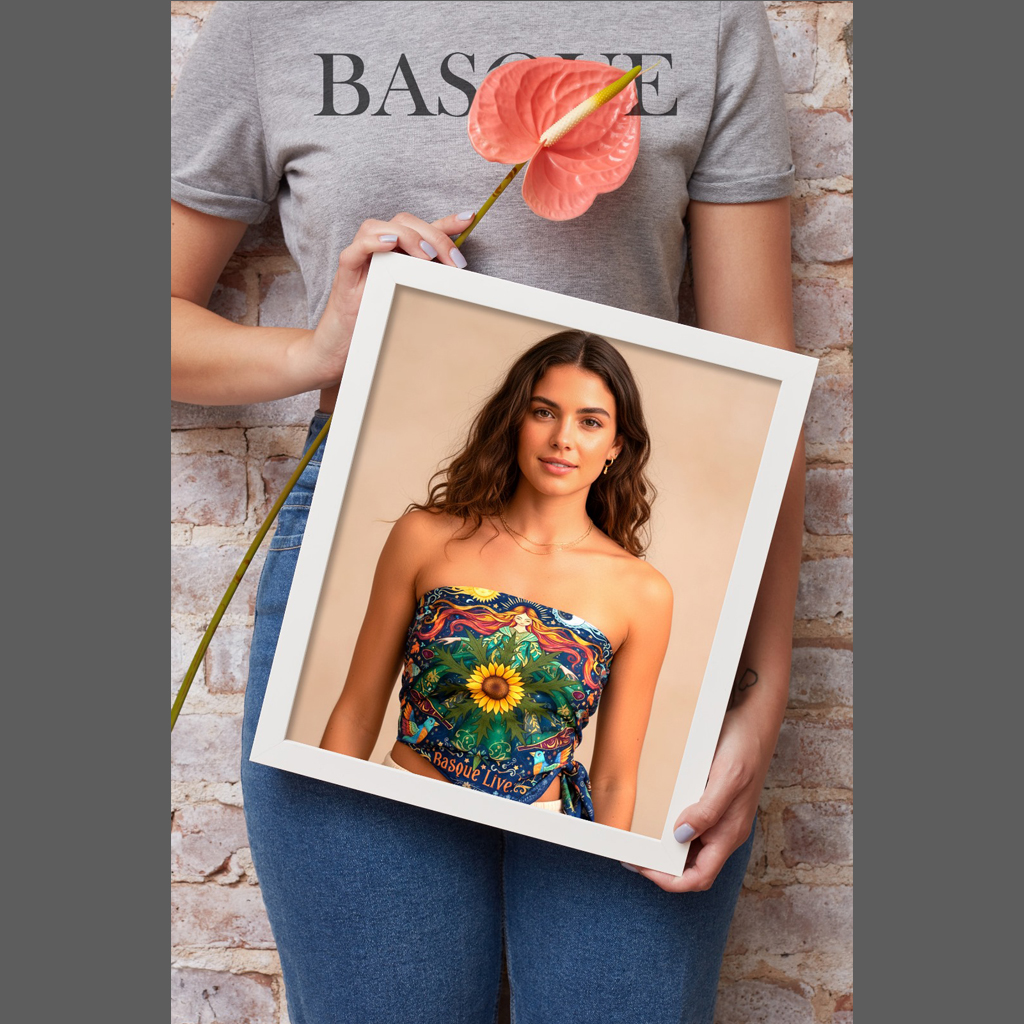 Foulard Diosa Mari 70cm Basque Live - Gaua - Imagen 3