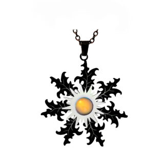 Eguzkilore Acero Negro Aurora Boreal Iridiscente