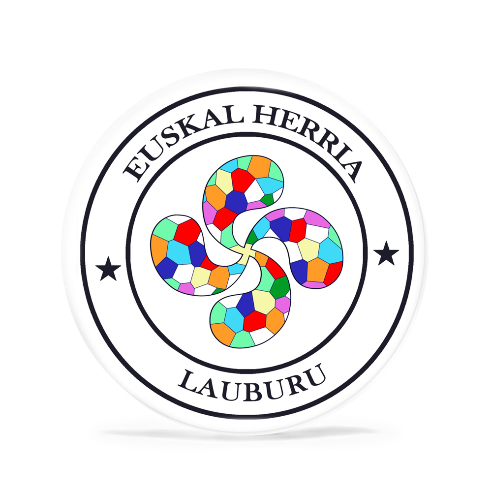 Lote Imanes Eguzkilore Lauburu Euskal Herria - Imagen 2