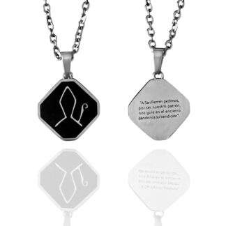 Colgante San Fermín 17mm acero